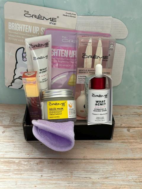 Mini Spa Self Care Gift Set | Pampering Gift for Women with 8-10 Spa Items in Canvas Tote