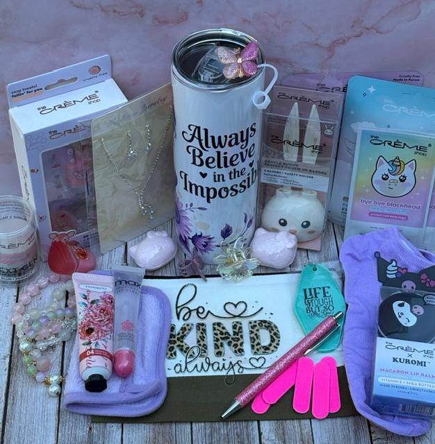 Spa Self Care Mystery Gift Box | Pampering Gift Set for Women, Moms & Graduates