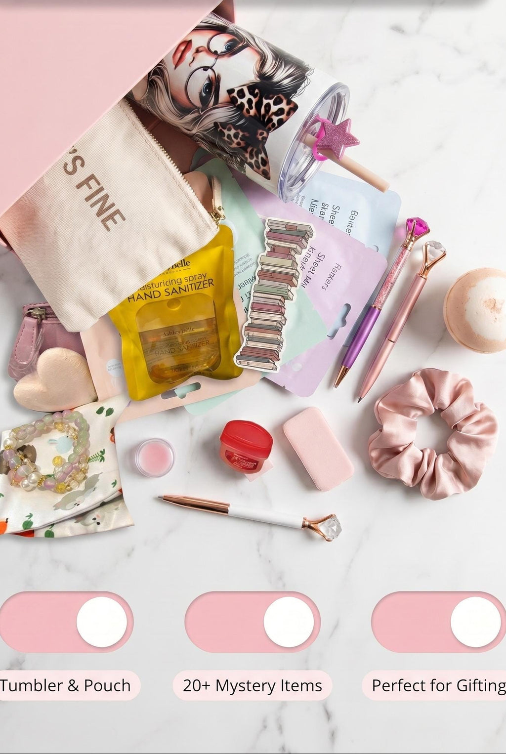 Spa Self Care Mystery Gift Box | Pampering Gift Set for Women, Moms & Graduates