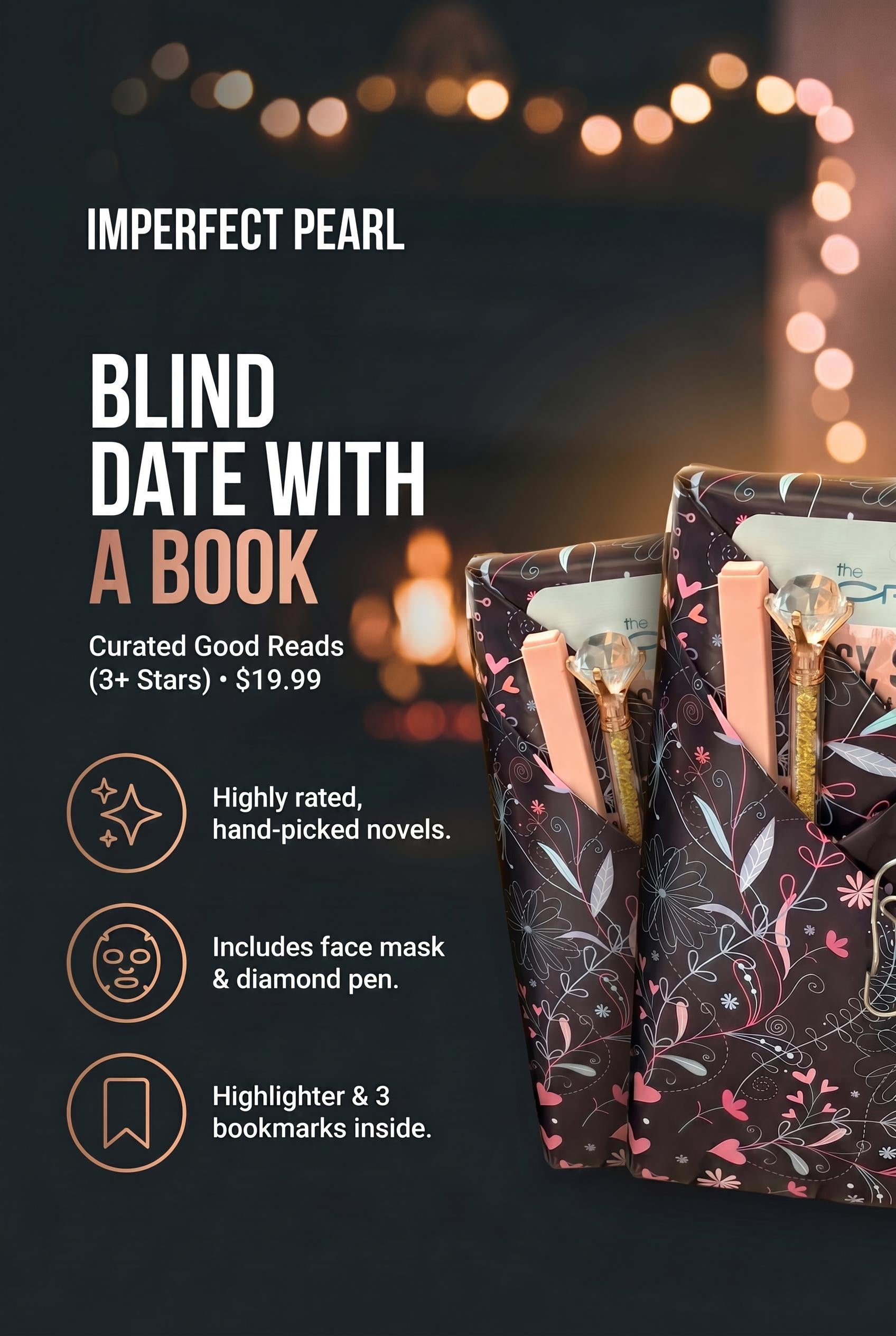 Blind Date with a Romance Book | Surprise Wrapped Book Gift for Dark Romance, Spicy & Contemporary Readers