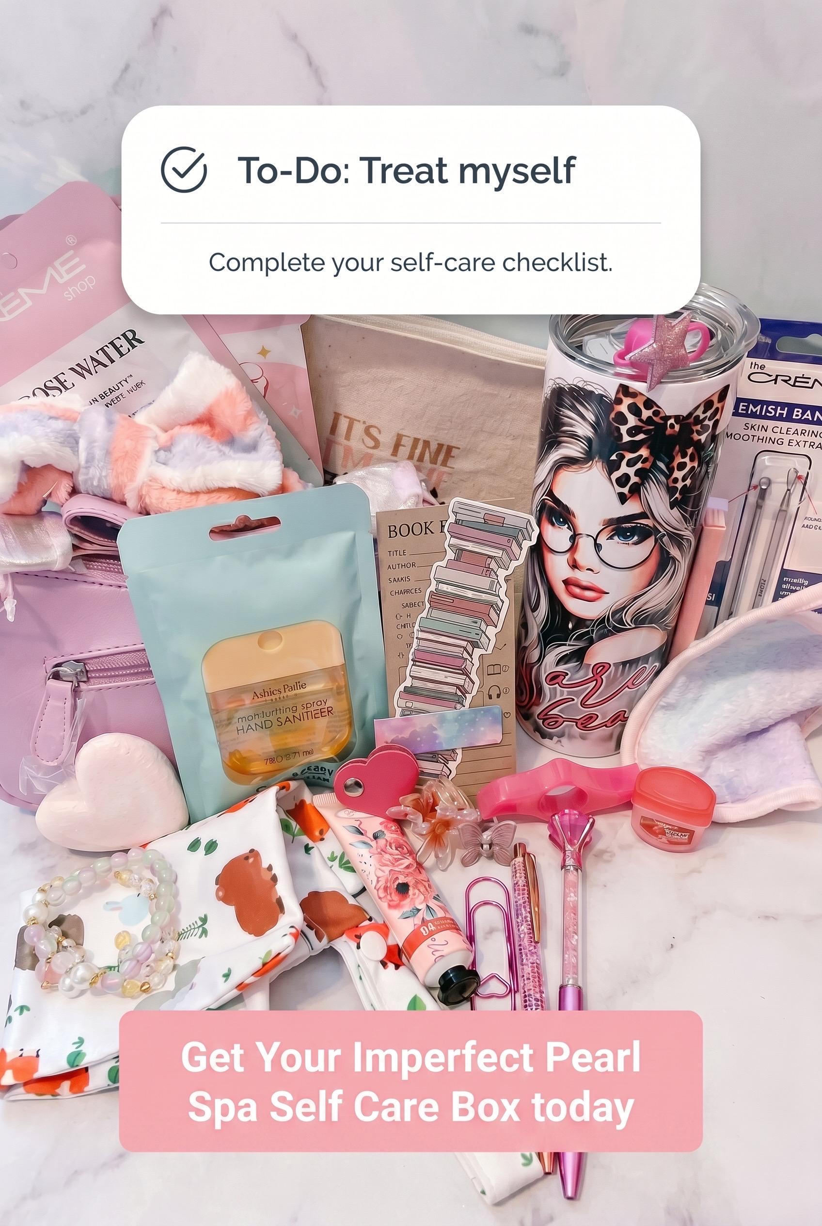 Spa Self Care Mystery Gift Box | Pampering Gift Set for Women, Moms & Graduates