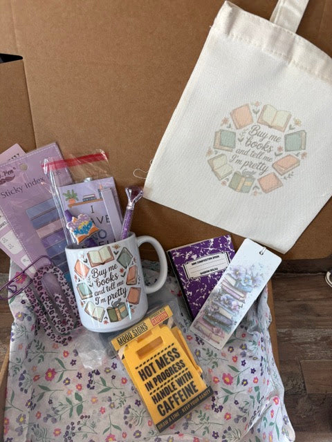 Book Lover Mini Tote Gift Set
