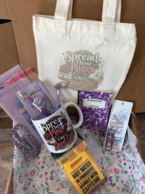 Book Lover Mini Tote Gift Set