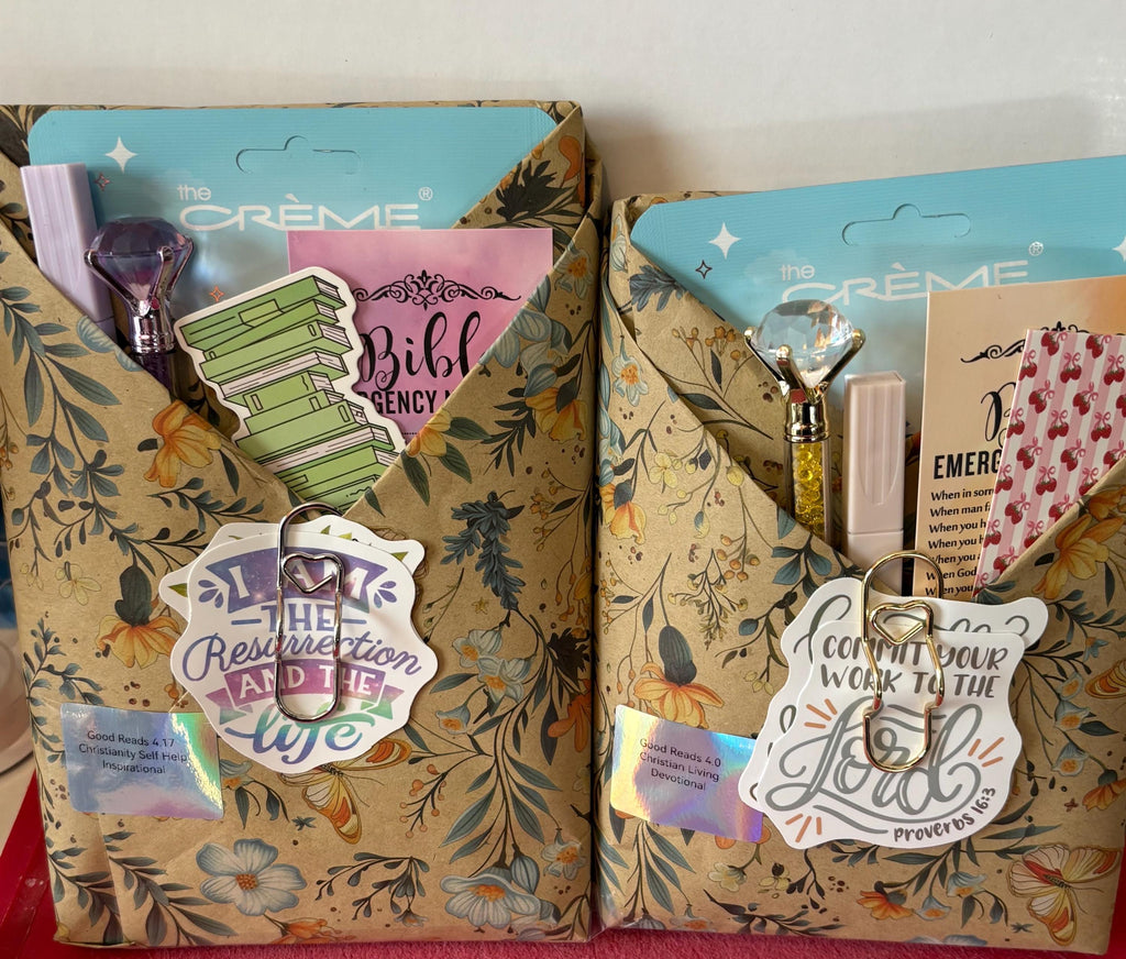 Blind Date with a Faith & Inspiration Book | Surprise Christian Book Gift with Bible Verse Bookmarks