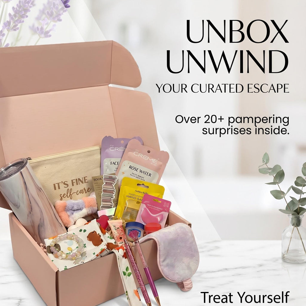 Spa Self Care Mystery Gift Box | Pampering Gift Set for Women, Moms & Graduates